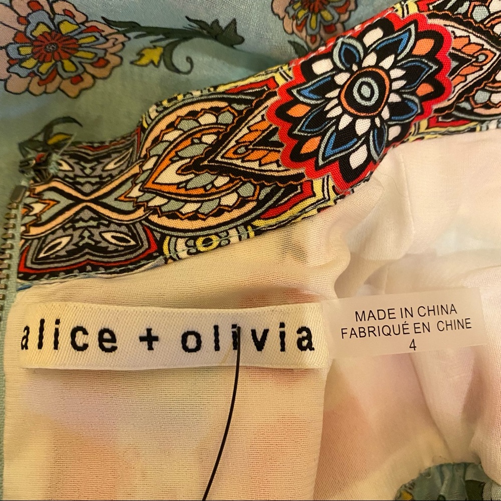 🎀SOLD🎀Alice Olivia Raya Paloma Floral Puff Sleeve Dress - Picture 12 of 12